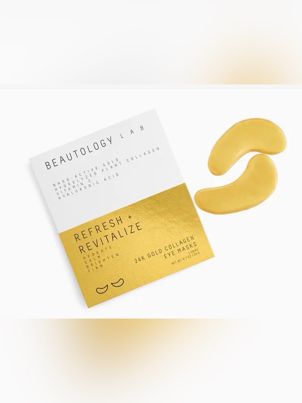 Refresh + Revitalize 24K Gold Collagen Eye Masks - Gold